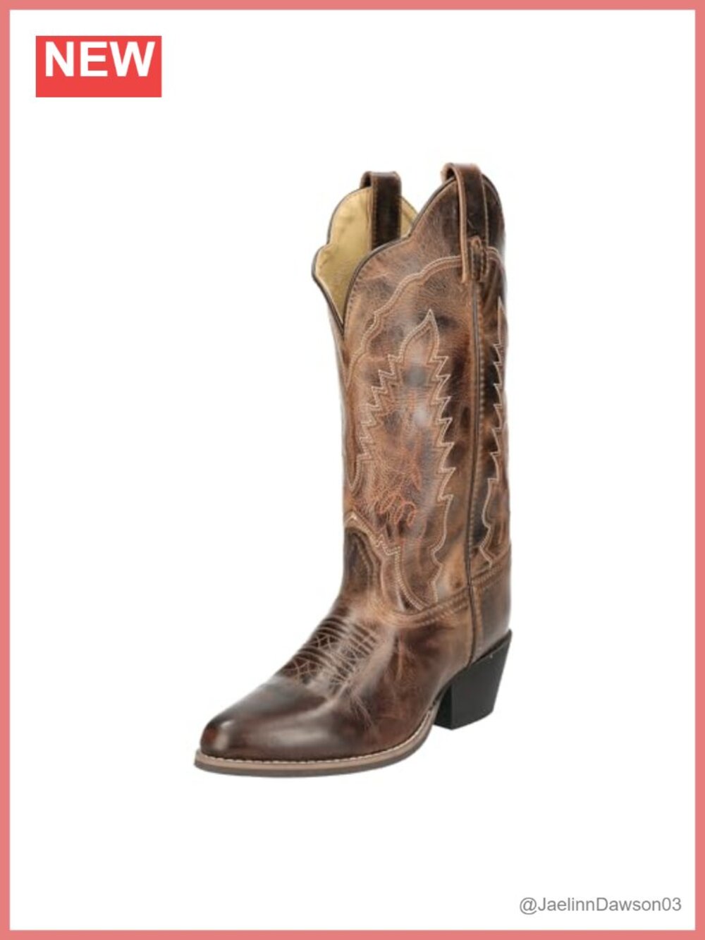 Smoky Mountain Amelia R Toe Leather Western Boot Women's Mid-Calf